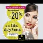 Offre soin visage corps sothys